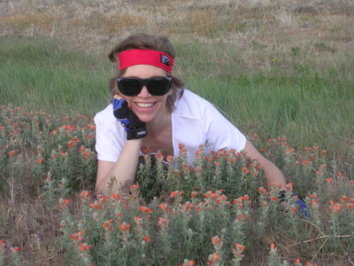 Terry, making wild Paintbrush look good.